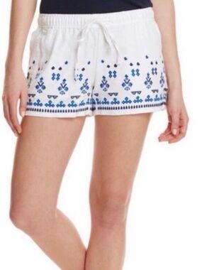 Vineyard Vines Embroidered Linen Shorts